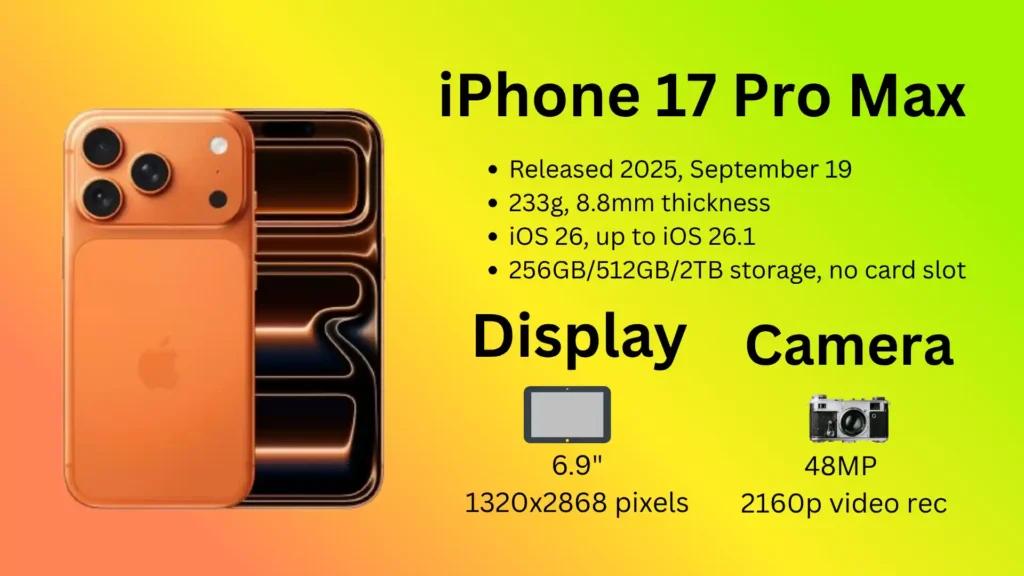 Apple iphone 17 pro max